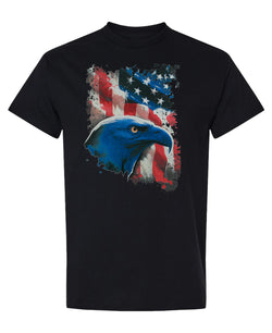 Eagle Flag Freedom Patriot Abd? - T-Shirt - Black
