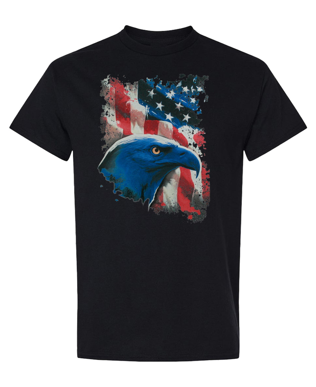 Eagle Flag Freedom Patriot Abd? - T-Shirt - Black