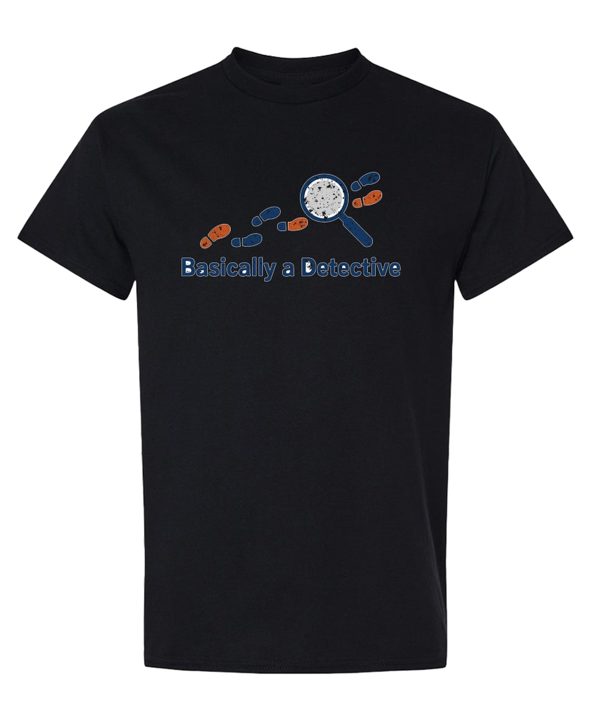 Basically A Detective - T-Shirt - Black