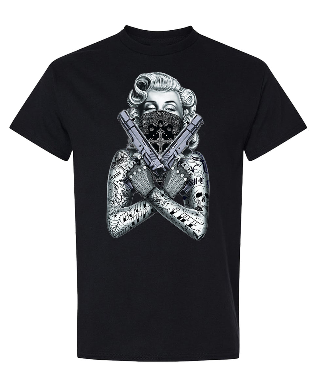 Marylin Guns - T-Shirt - Black
