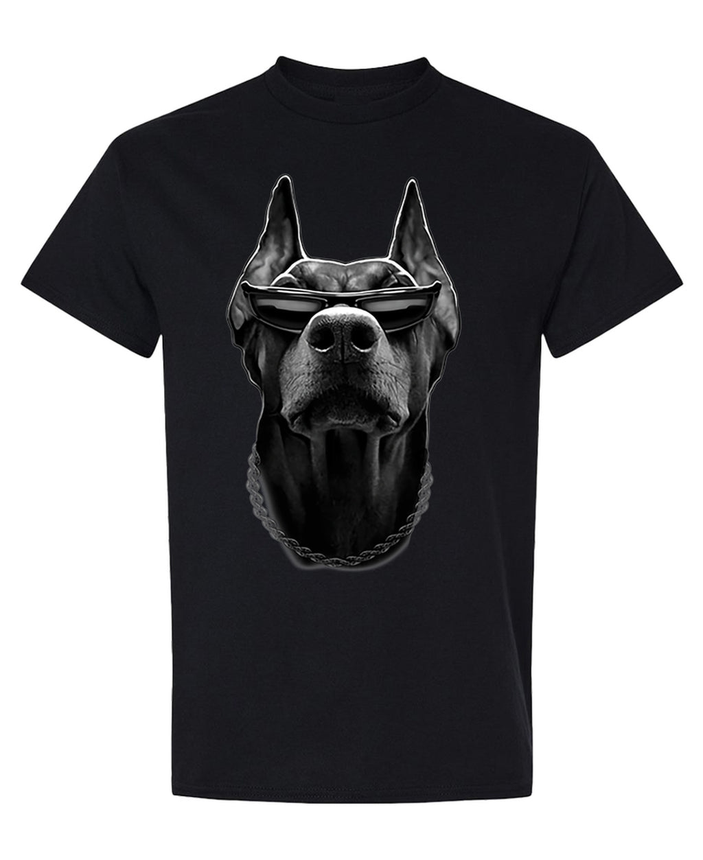 Doberman - T-Shirt - Black