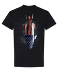 Bass Flag - T-Shirt - Black
