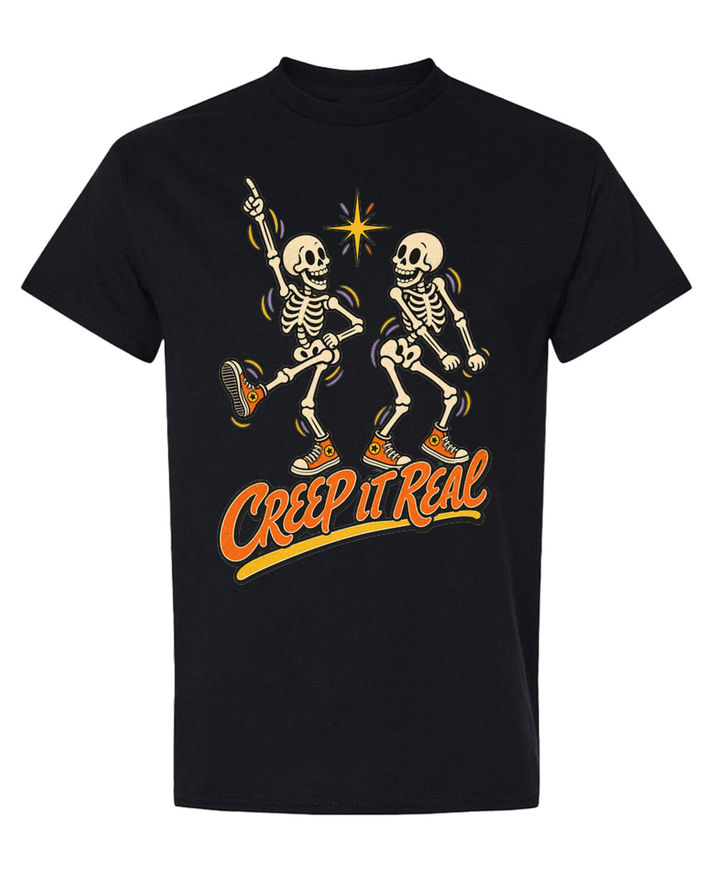 Creep It Real - T-Shirt - Black
