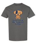 Sorry I'm Late My Dog Needed Cuddles - T-Shirt - Charcoal