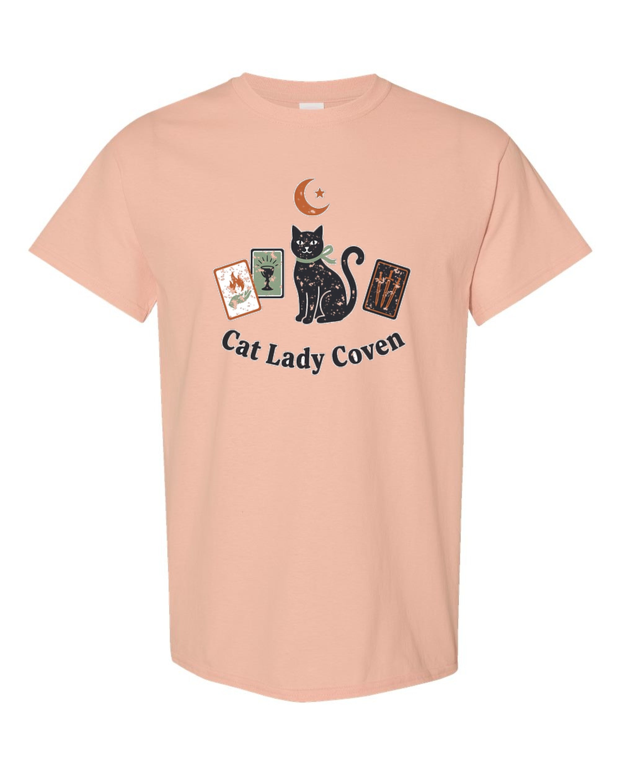 Cat Lady Coven - T-Shirt - Dusty Rose