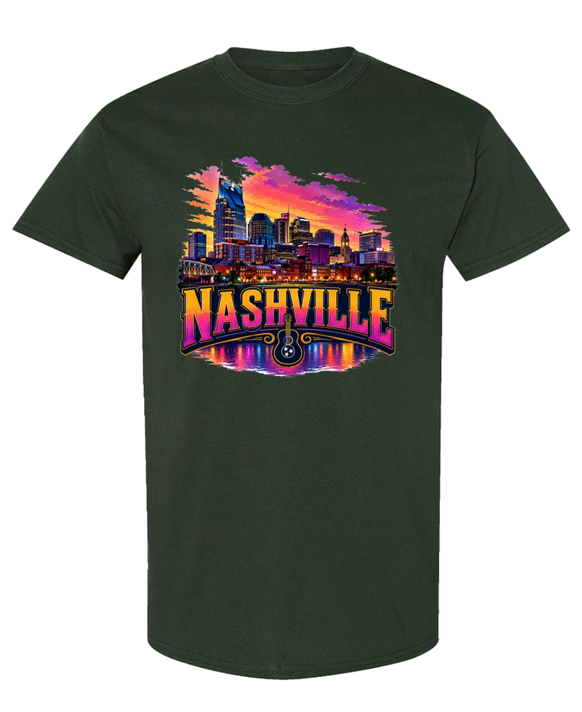 Nashville - T-Shirt - Forest Green