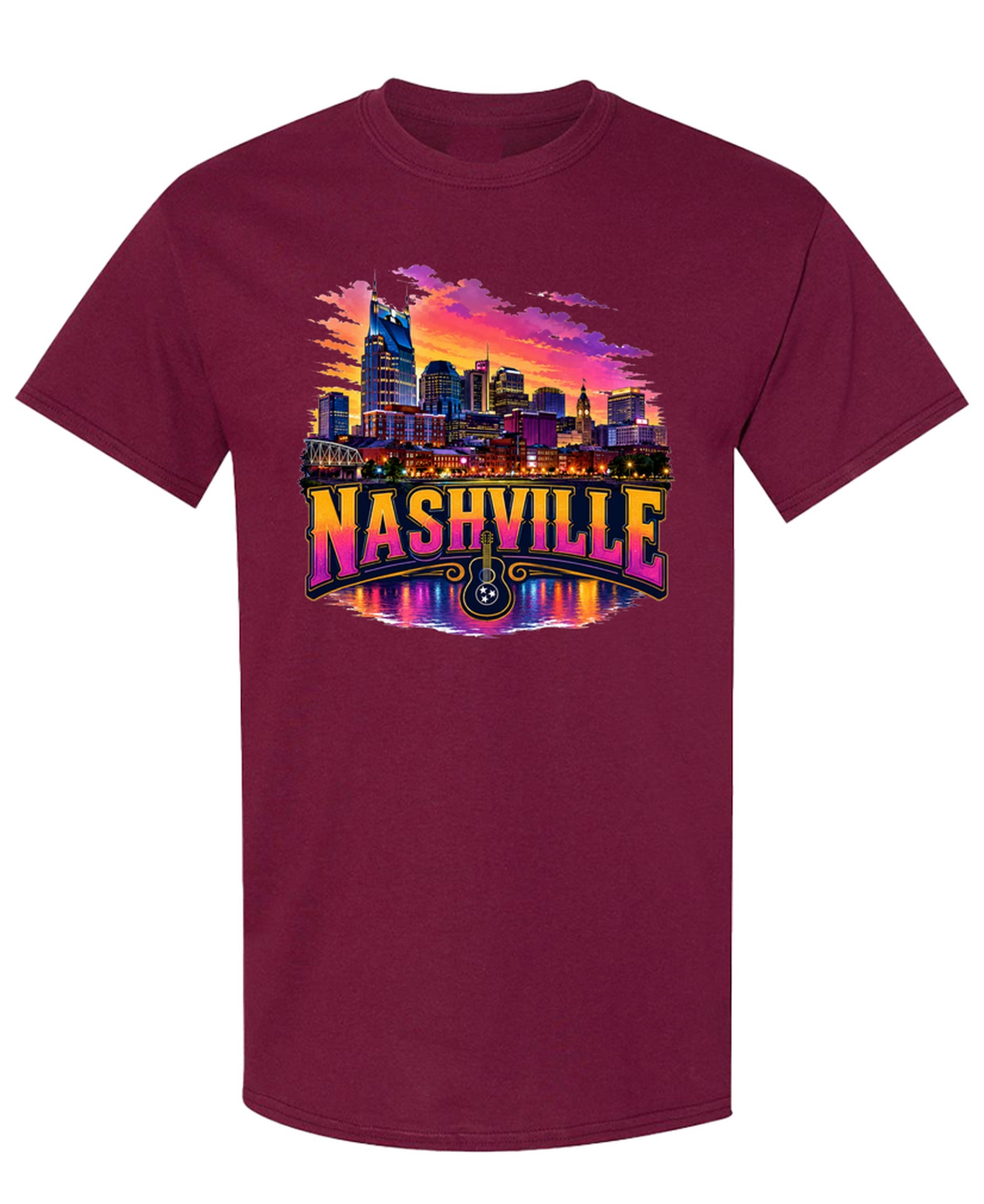 Nashville - T-Shirt - Maroon