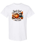 Just Girl Who Loves Fall - T-Shirt - White
