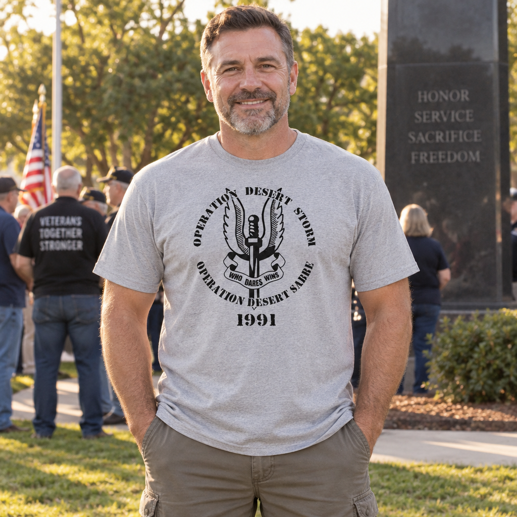 Operation Desert Storm 1991 — Ash T-Shirt — lifestyle alt