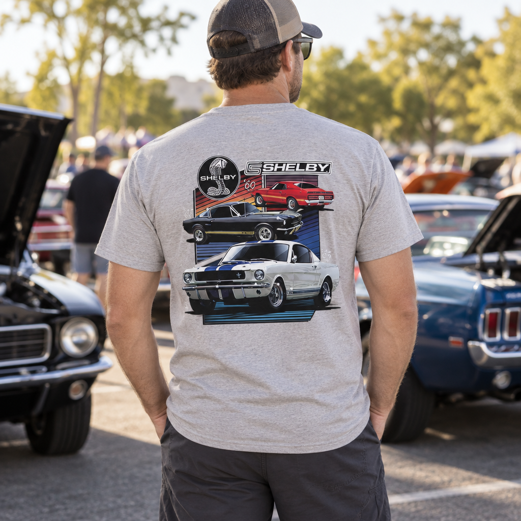 Shelby Cobra Classics — Ash T-Shirt — lifestyle alt