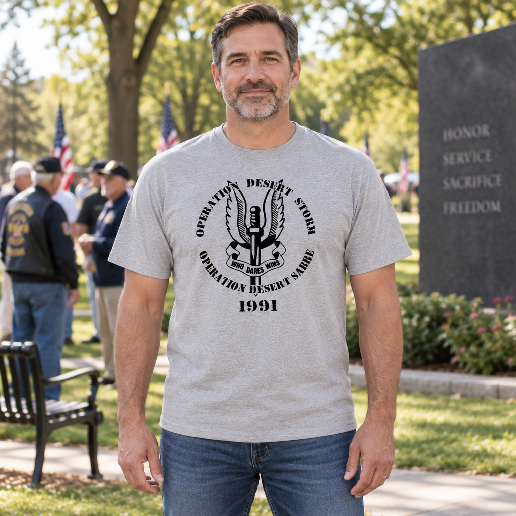 Operation Desert Storm 1991 — Ash T-Shirt — lifestyle hero