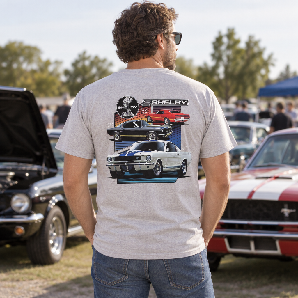 Shelby Cobra Classics — Ash T-Shirt — lifestyle hero