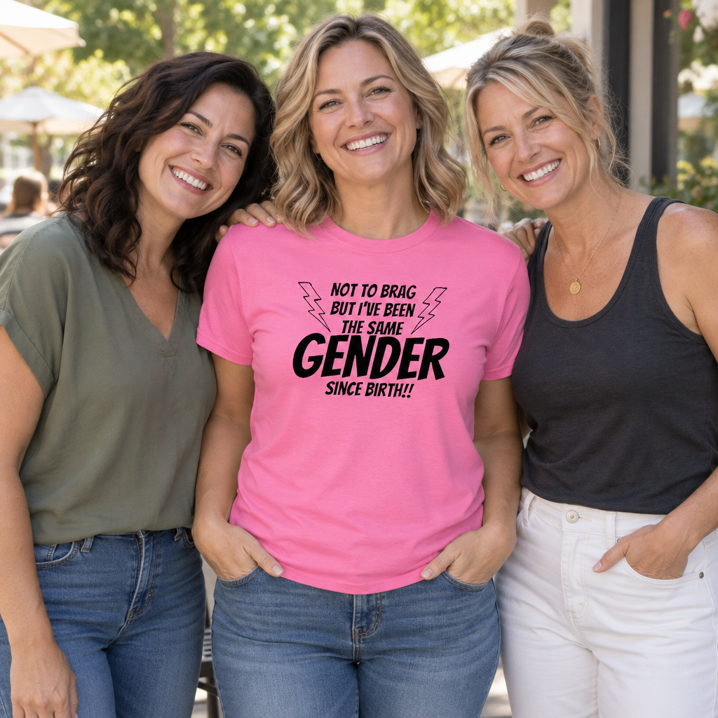 Funny Gender Identity — Azalea T-Shirt — lifestyle group