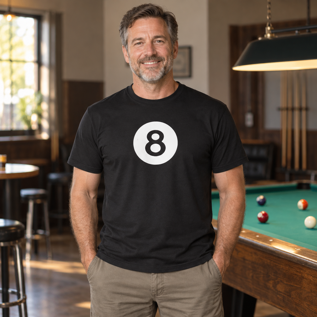 Eight Ball — Black T-Shirt — lifestyle alt