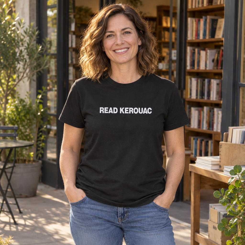 Read Kerouac — Black T-Shirt — lifestyle alt