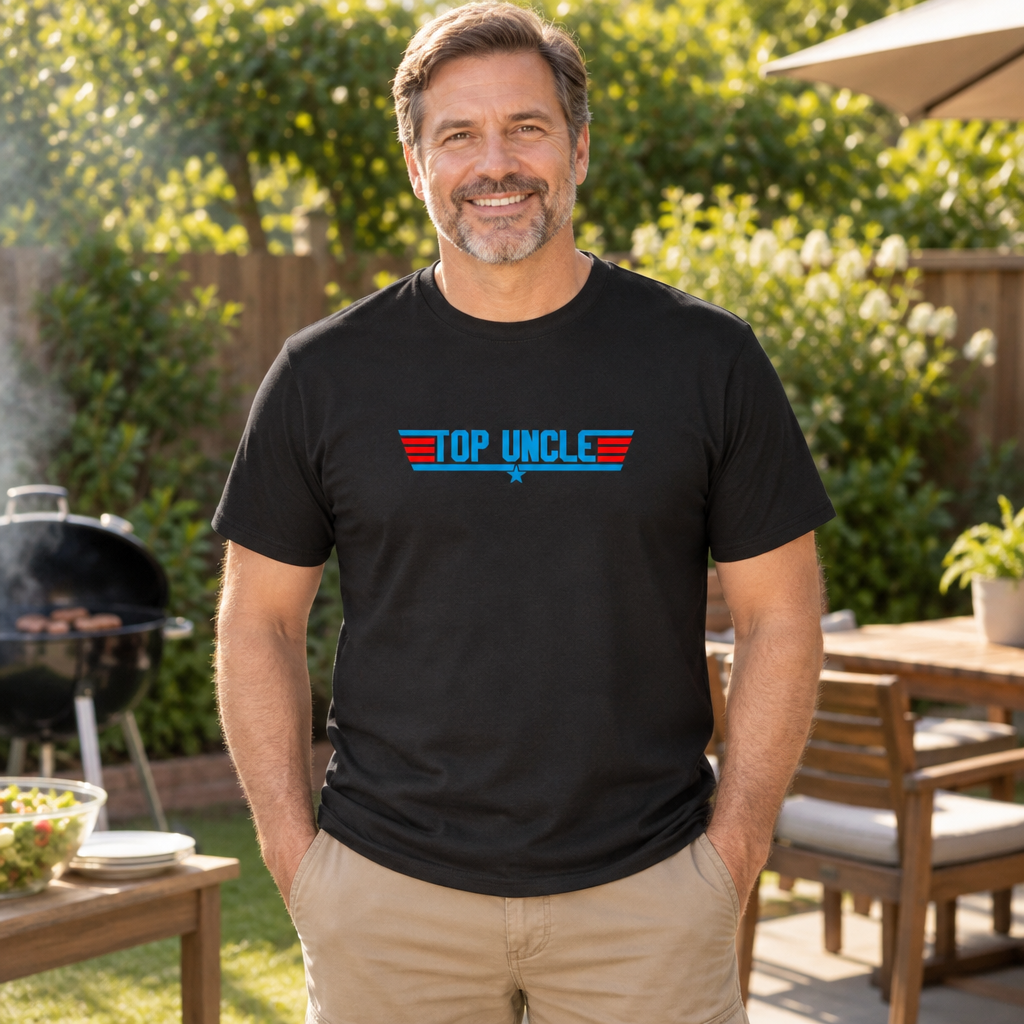 Top Uncle — Black T-Shirt — lifestyle alt