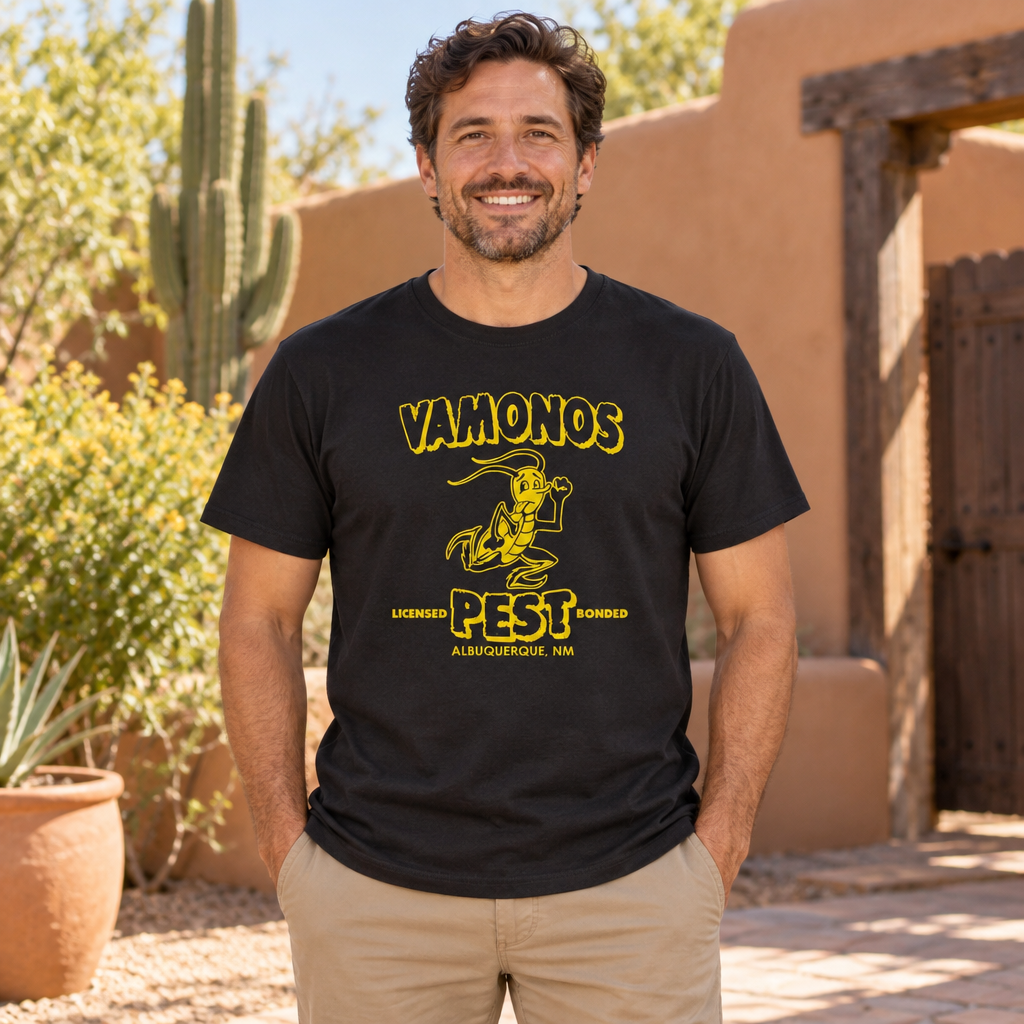 Vamonos Pest — Black T-Shirt — lifestyle alt