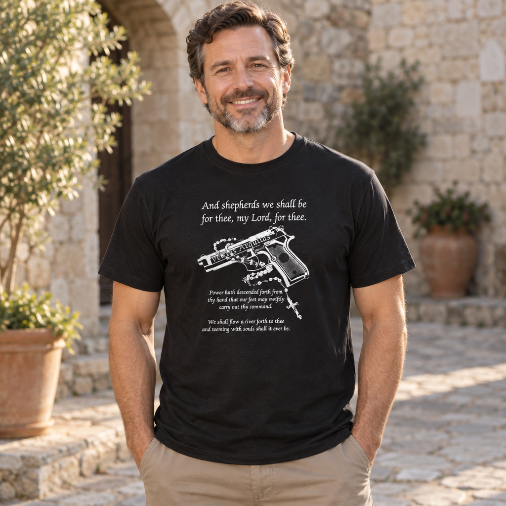 Shepherds Prayer — Black T-Shirt — lifestyle alt