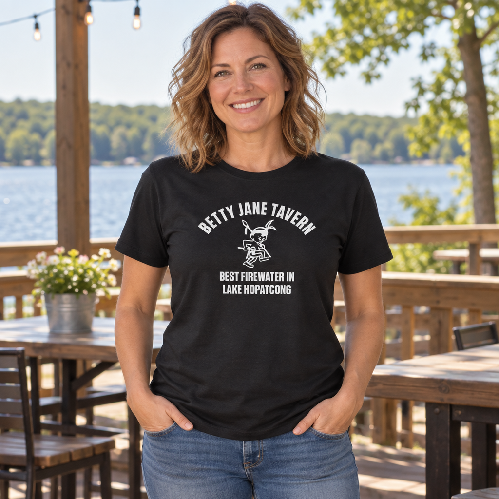Betty Jane Tavern — Black T-Shirt — lifestyle alt