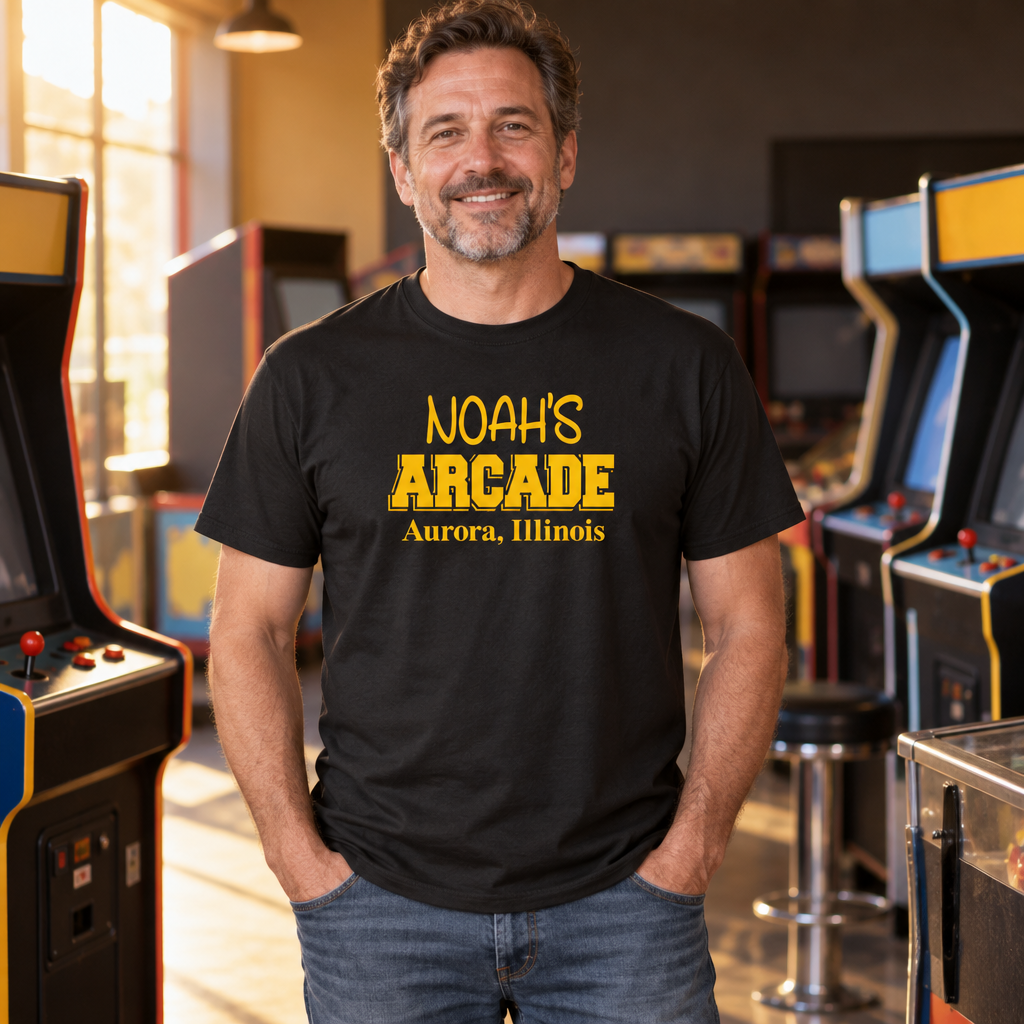 Noah's Arcade — Black T-Shirt — lifestyle alt