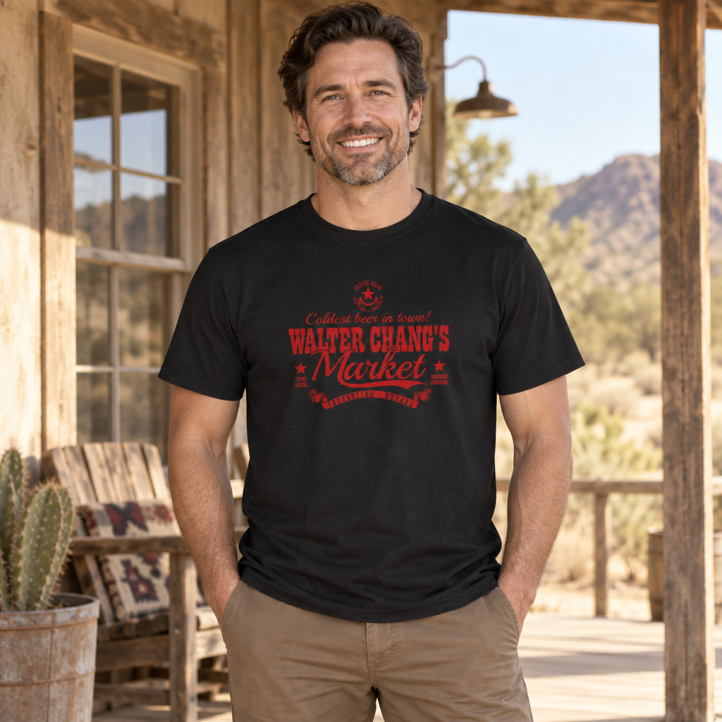 Walter Chang's Market — Black T-Shirt — lifestyle alt