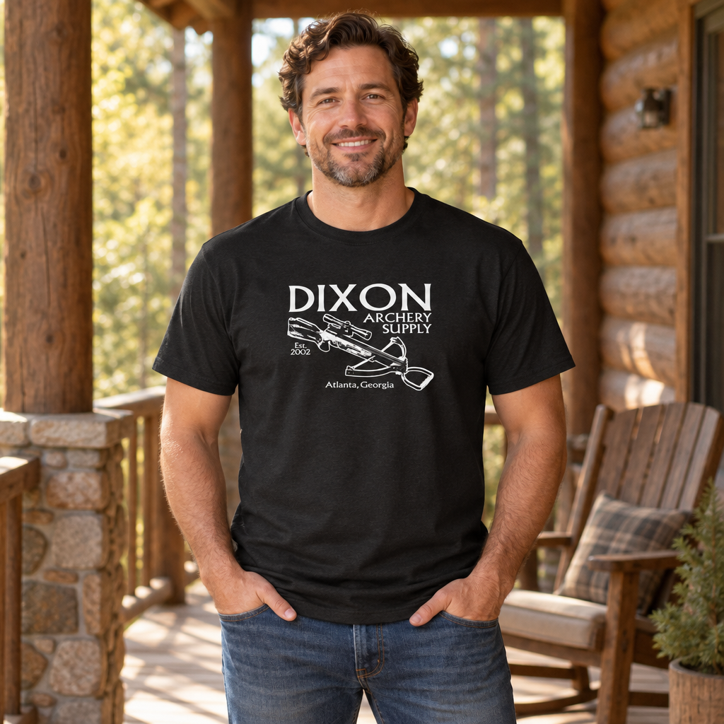 Dixon Archery Supply — Black T-Shirt — lifestyle alt