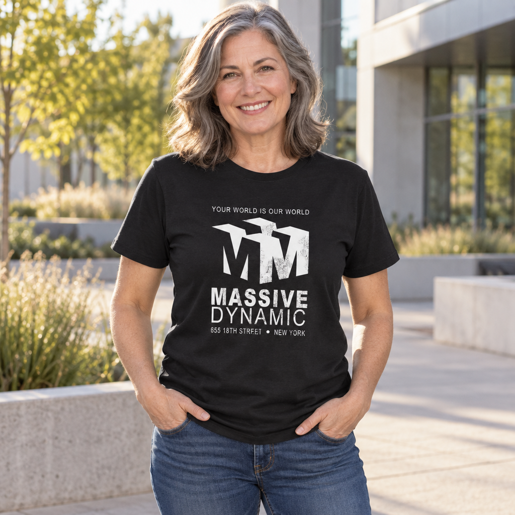 Massive Dynamic — Black T-Shirt — lifestyle alt
