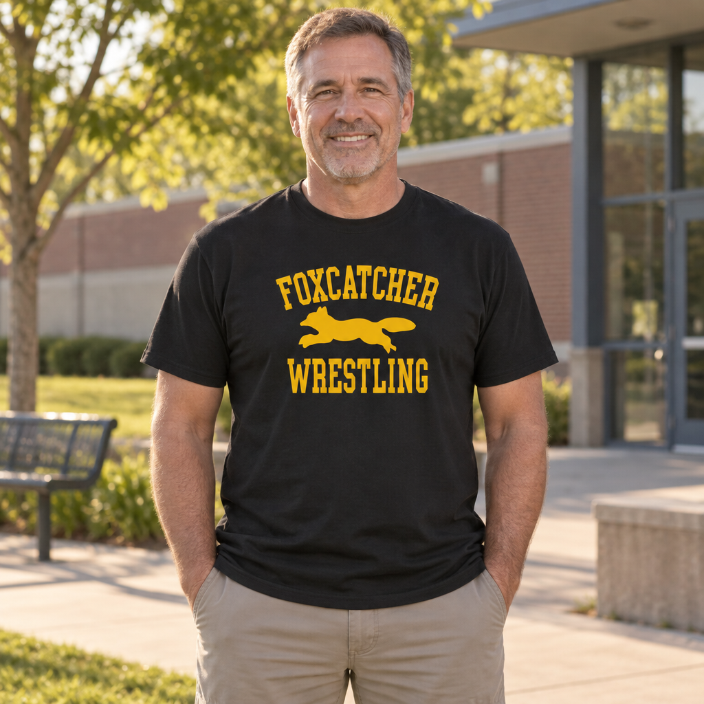 Foxcatcher Wrestling — Black T-Shirt — lifestyle alt