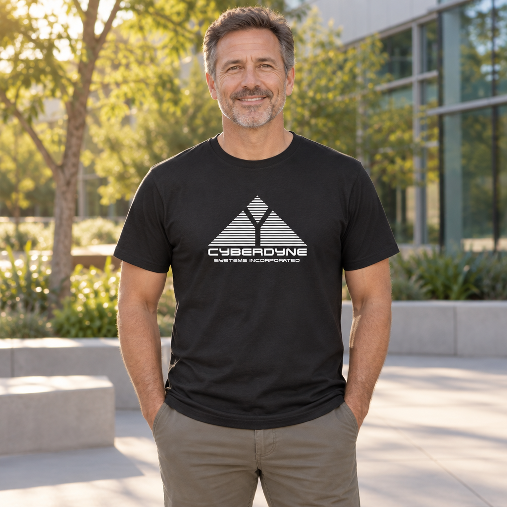 Cyberdyne Systems — Black T-Shirt — lifestyle alt