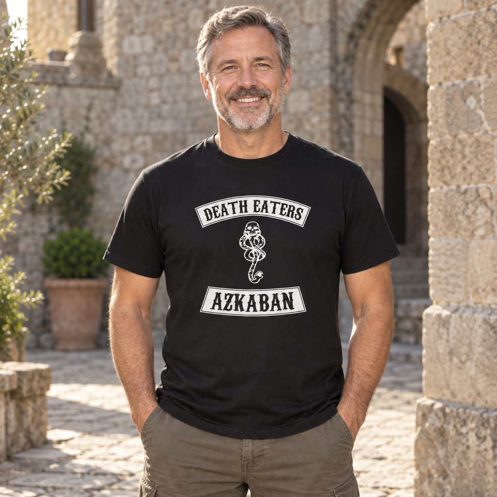 Death Eaters Azkaban — Black T-Shirt — lifestyle alt