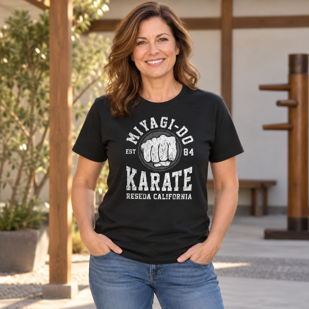 Miyagi-Do Karate — Black T-Shirt — lifestyle alt