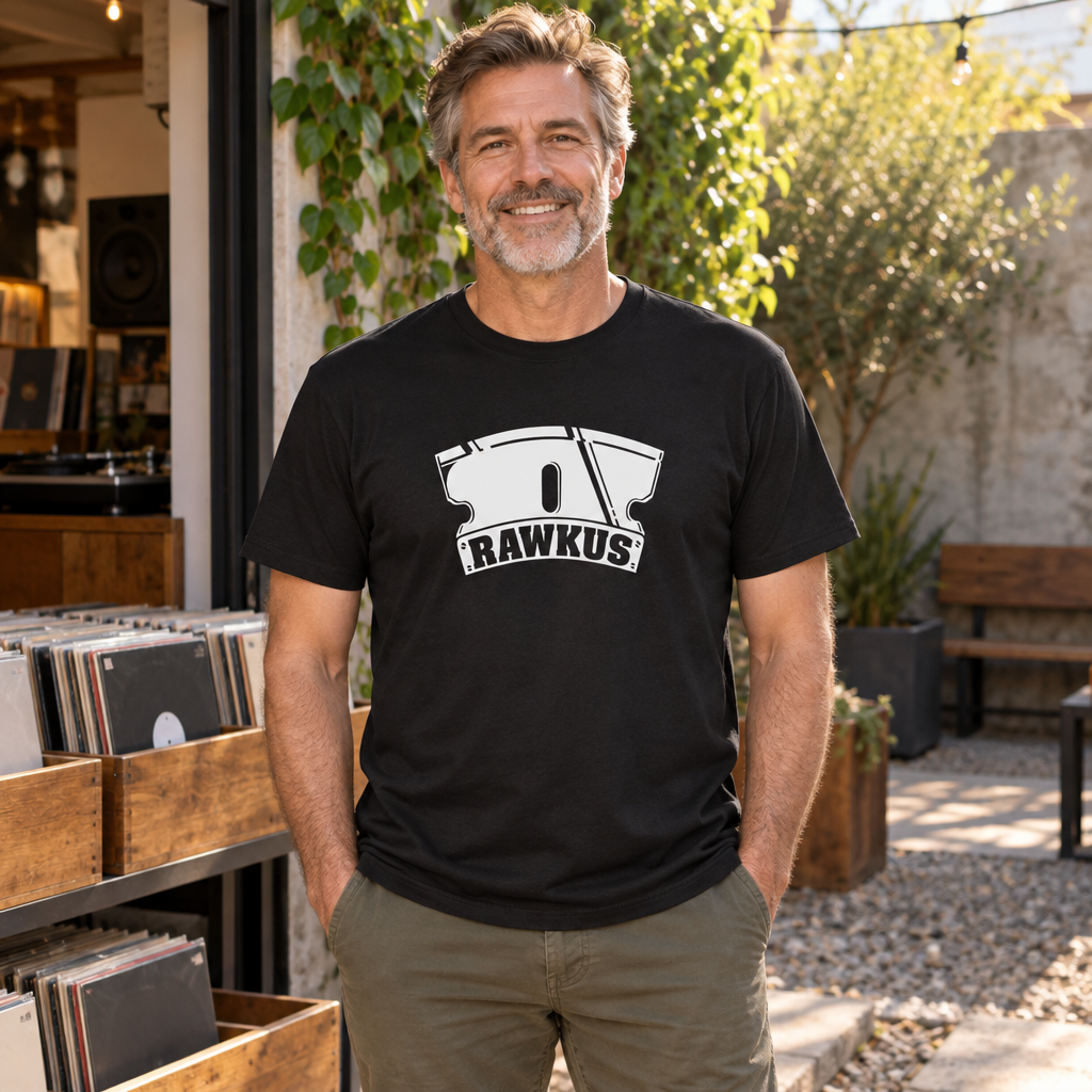 Rawkus Razor Graphic — Black T-Shirt — lifestyle alt