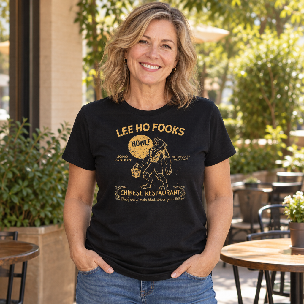 Chinese Restaurant — Black T-Shirt — lifestyle alt
