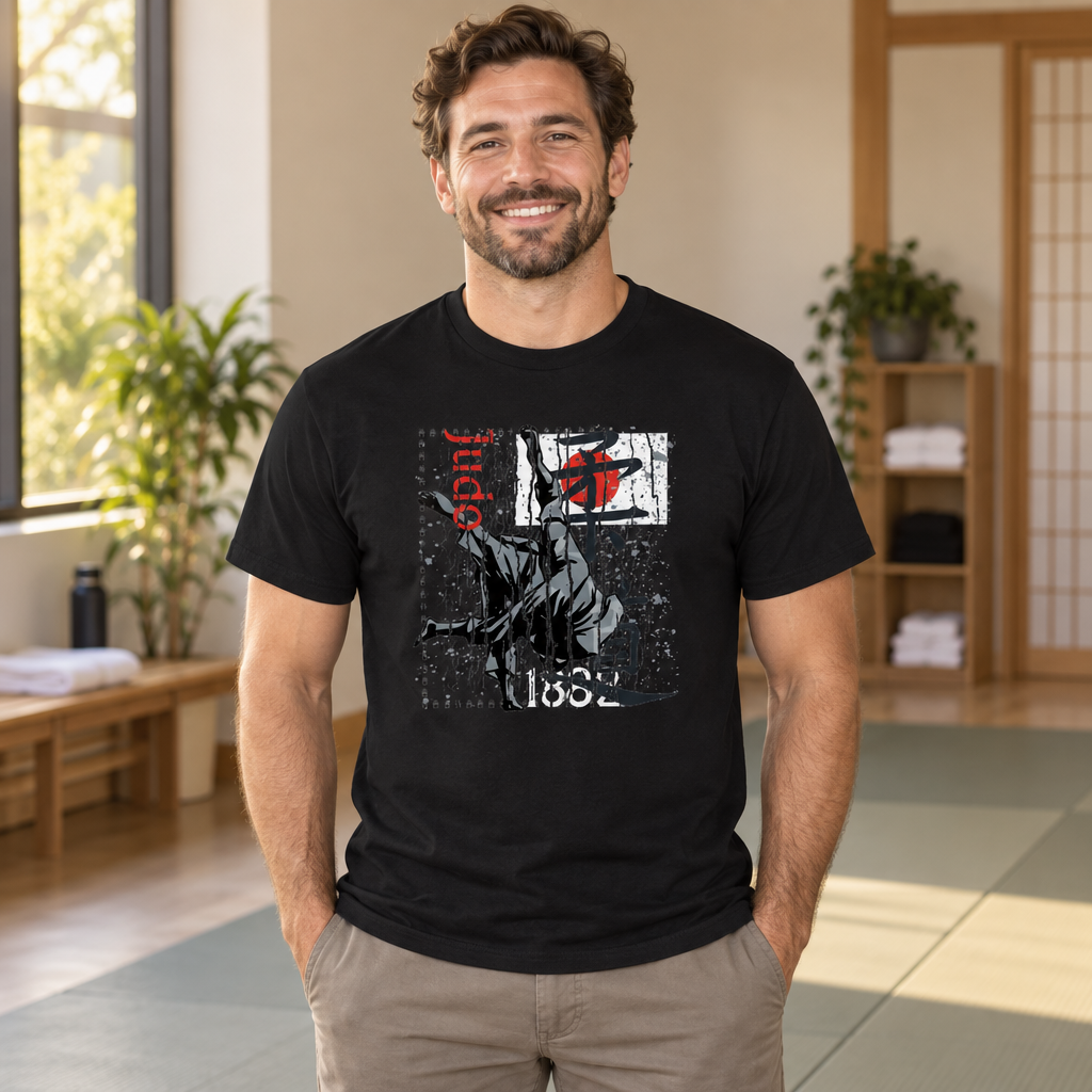 Judo 1882 — Black T-Shirt — lifestyle alt
