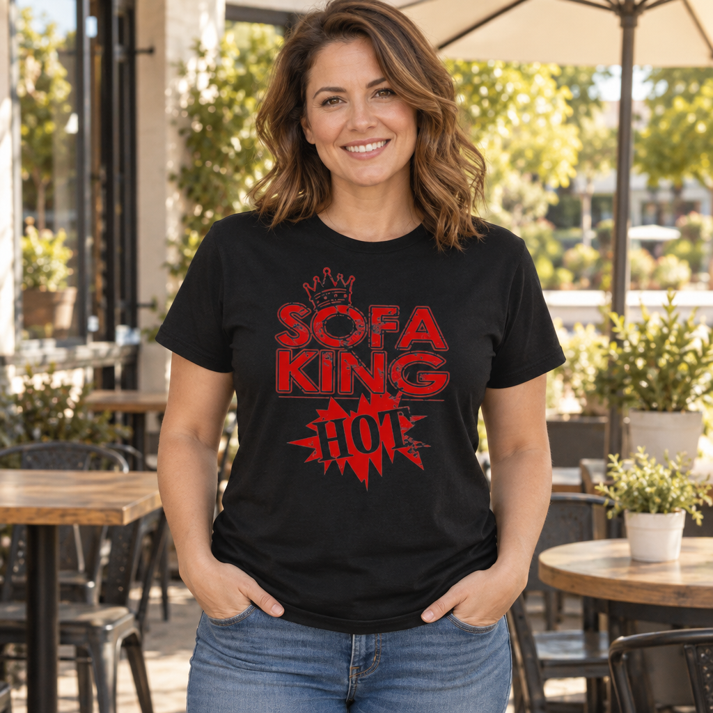 Funny Pun — Black T-Shirt — lifestyle alt