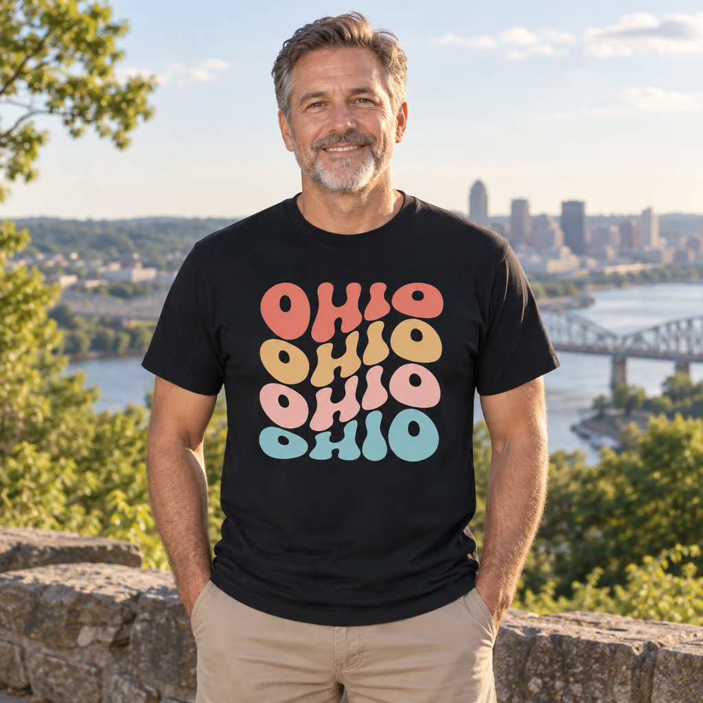 Ohio — Black T-Shirt — lifestyle alt