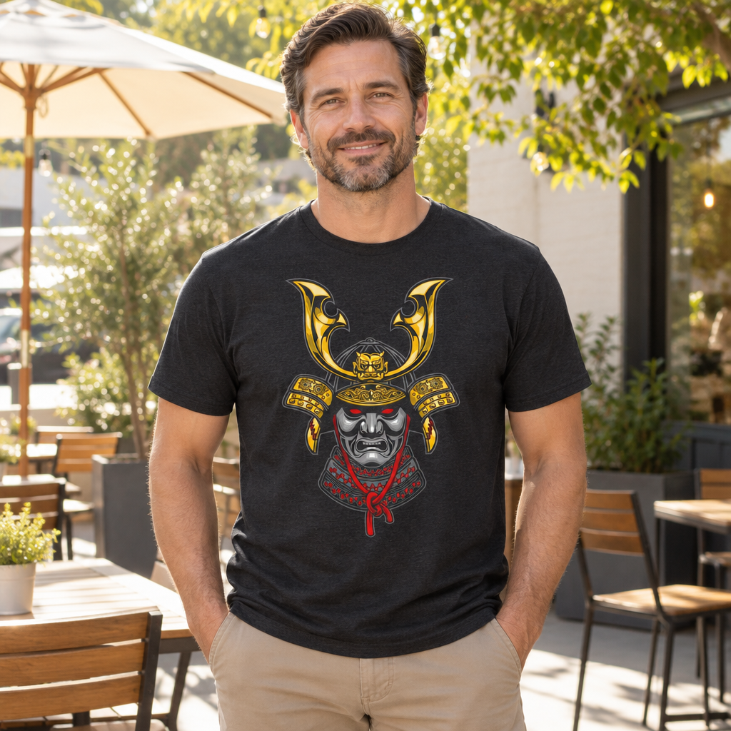 Bushido Samurai — Black T-Shirt — lifestyle alt