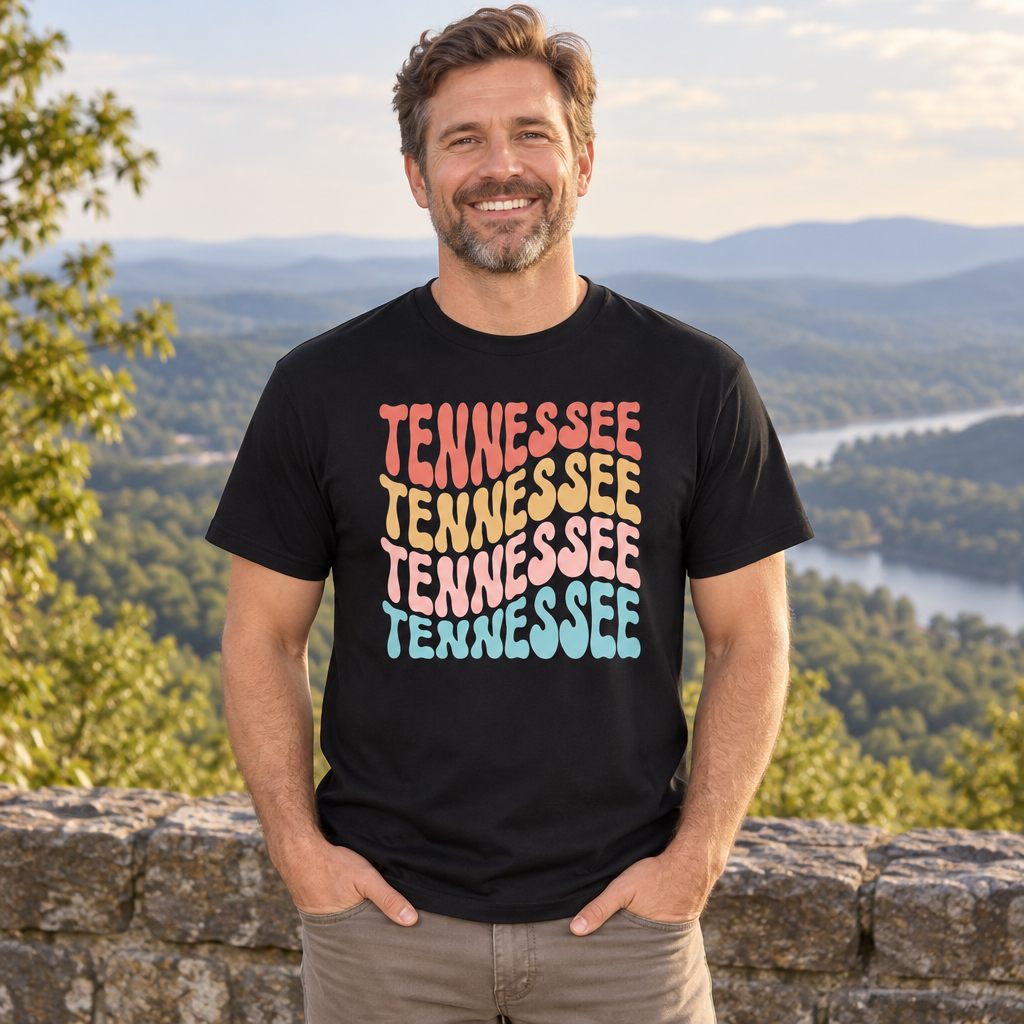 Tennessee — Black T-Shirt — lifestyle alt