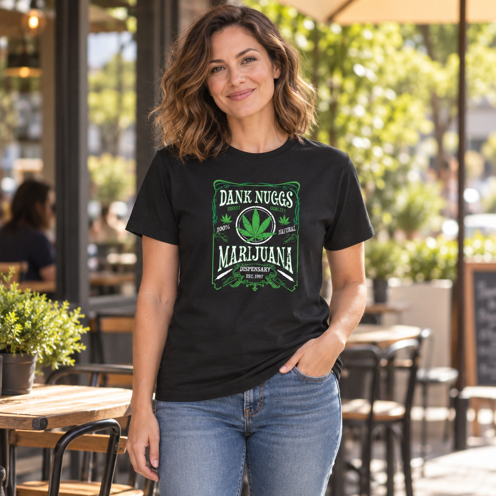 Dank Nuggs — Black T-Shirt — lifestyle alt