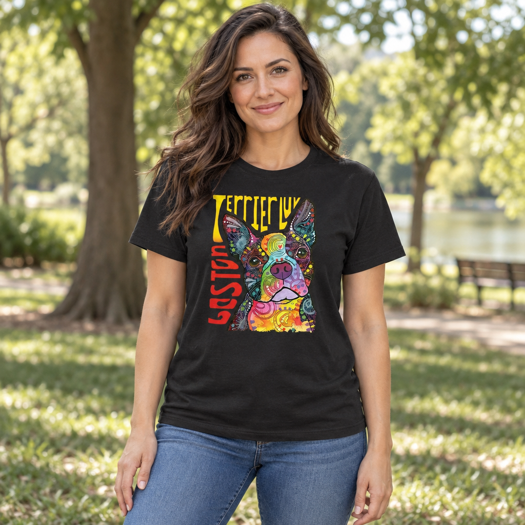 Terrier Luv — Black T-Shirt — lifestyle alt