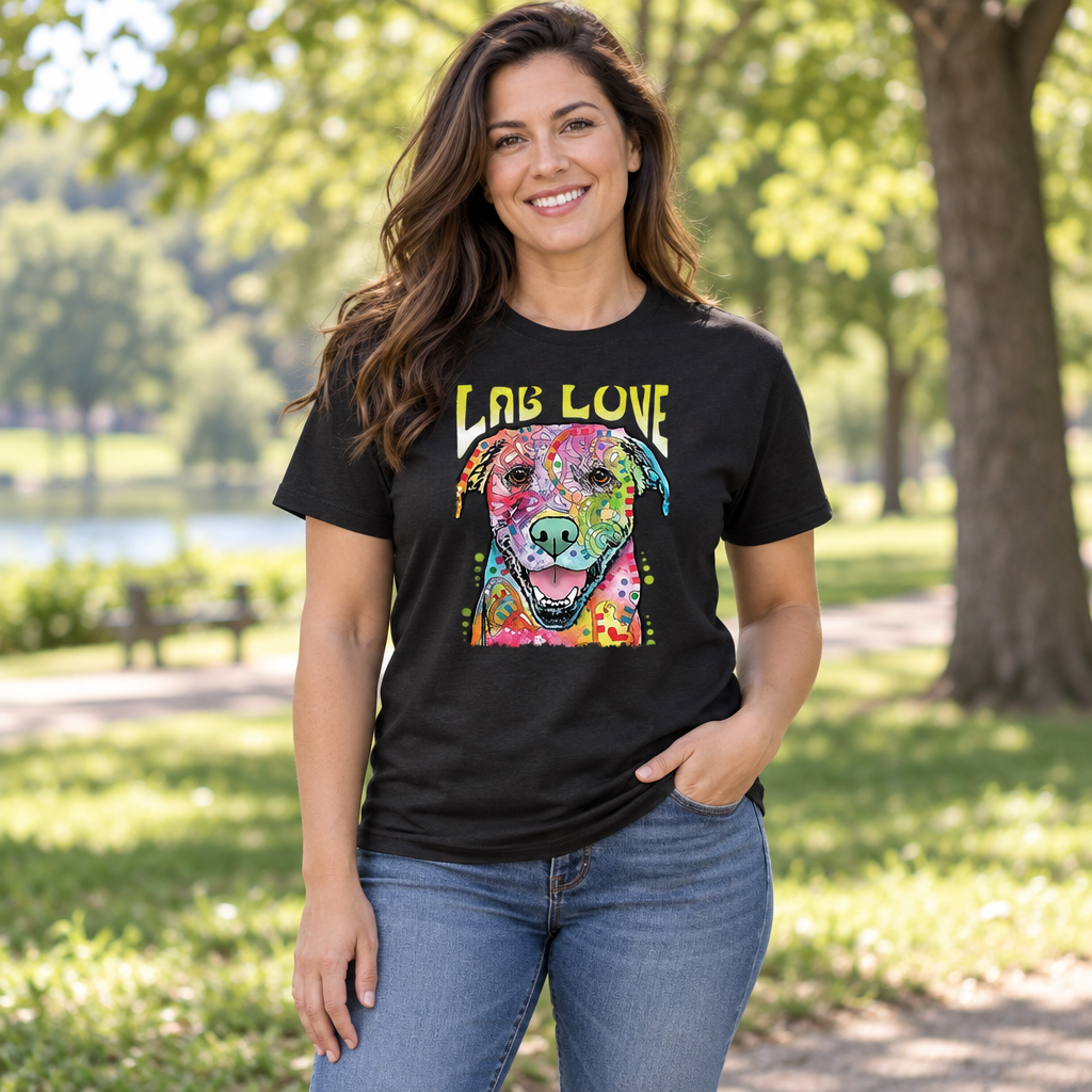 Lab Love — Black T-Shirt — lifestyle alt