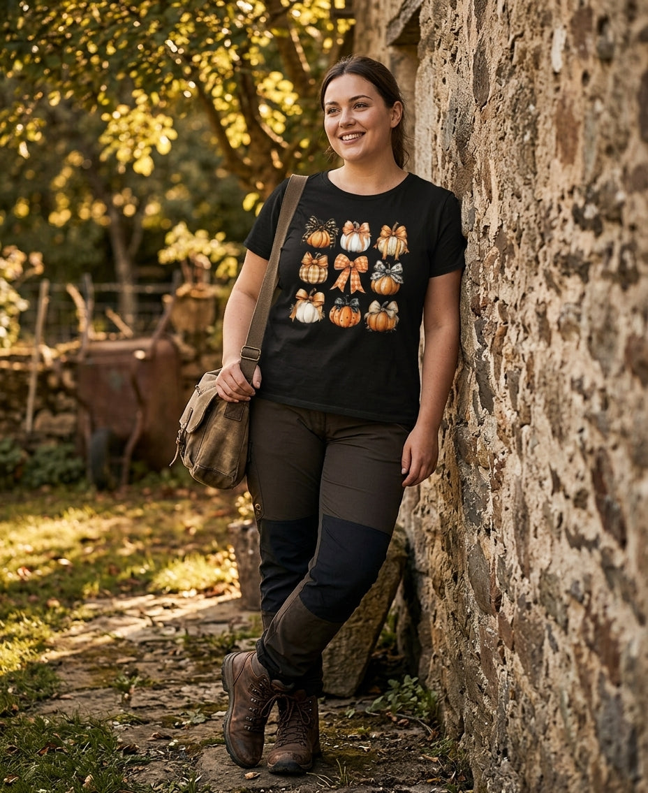 Fall Pumpkins Bows Coquette lifestyle