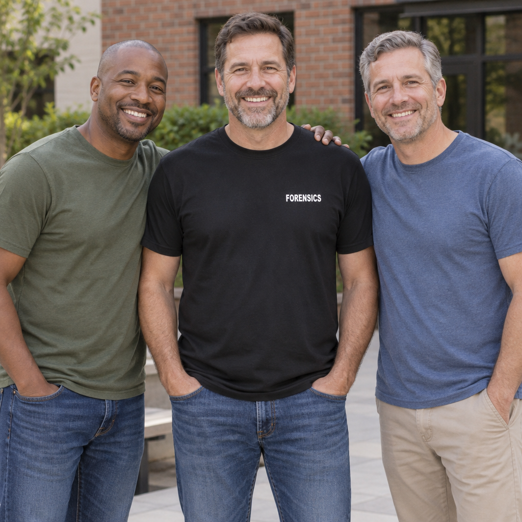 Forensics — Black T-Shirt — lifestyle group