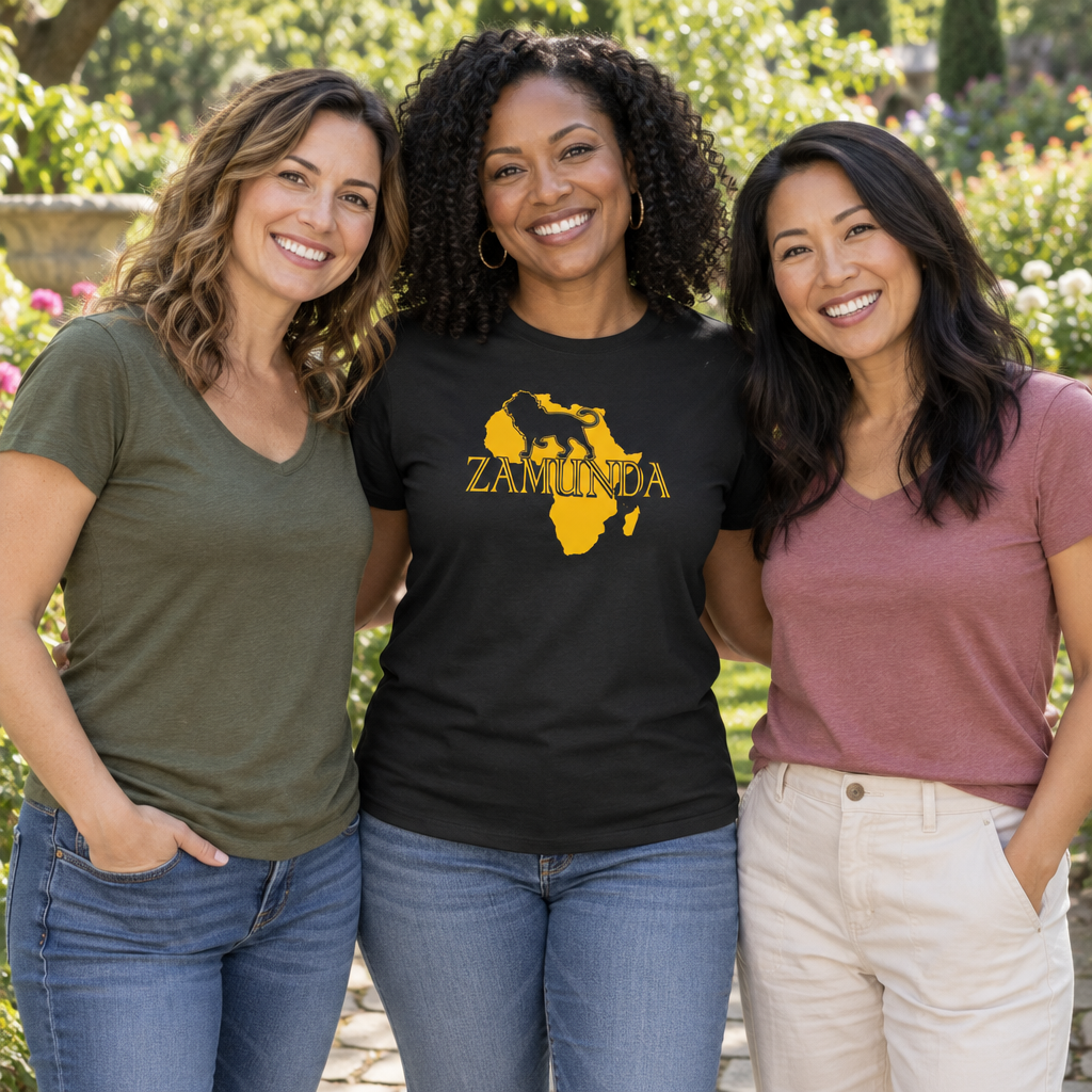 Zamunda Map — Black T-Shirt — lifestyle group