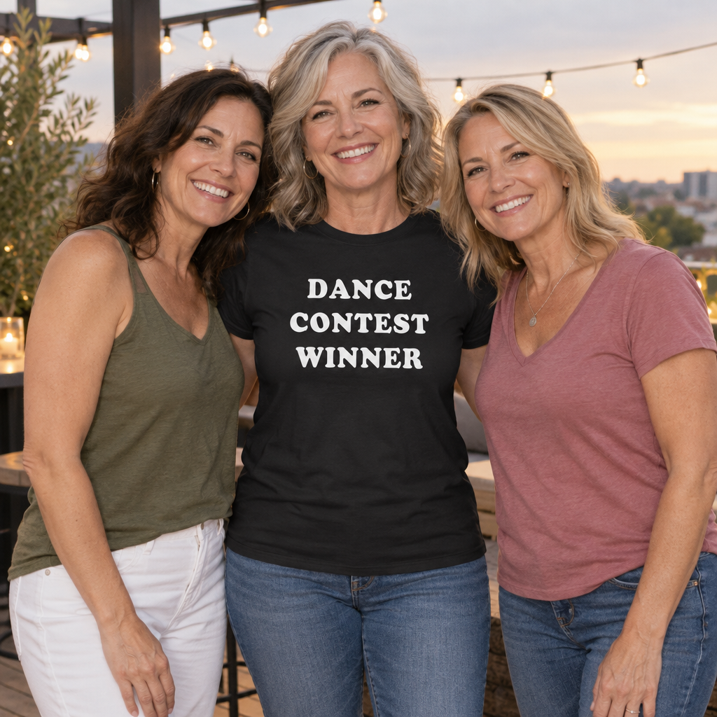 Dance Contest Winner — Black T-Shirt — lifestyle group