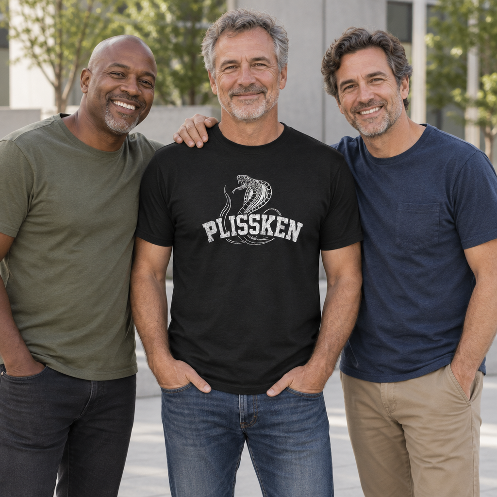 Plissken Cobra — Black T-Shirt — lifestyle group