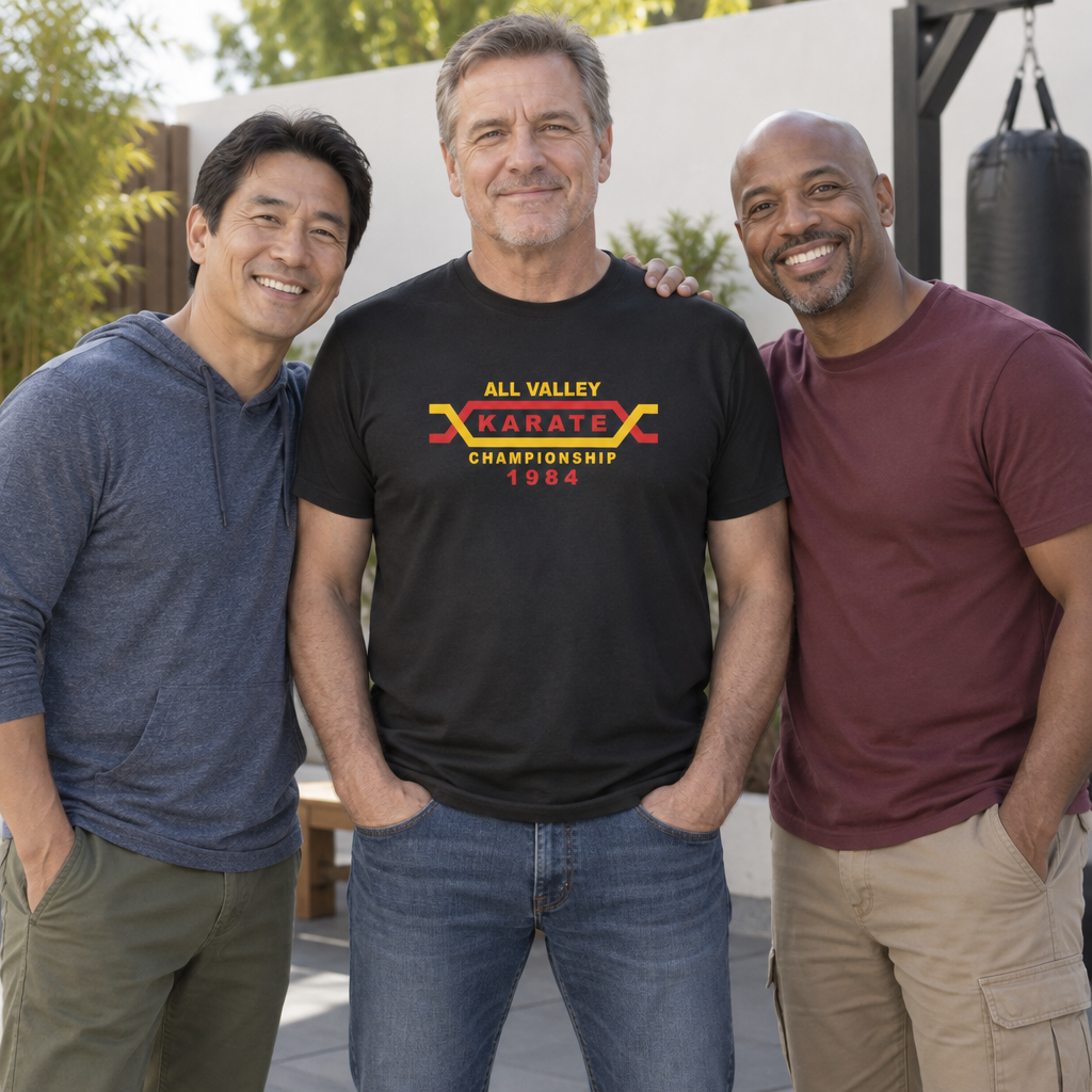All Valley Karate Championship — Black T-Shirt — lifestyle group