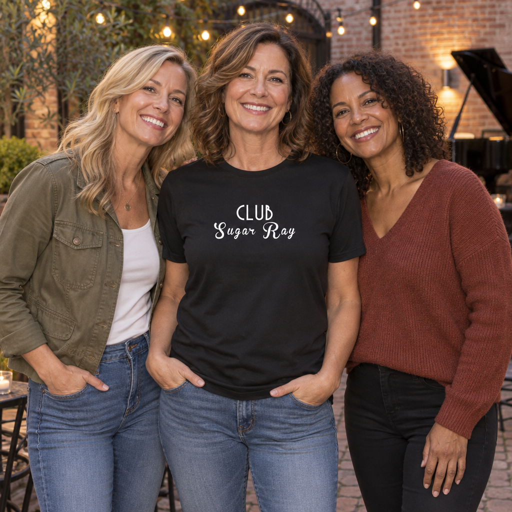 Club Sugar Ray — Black T-Shirt — lifestyle group