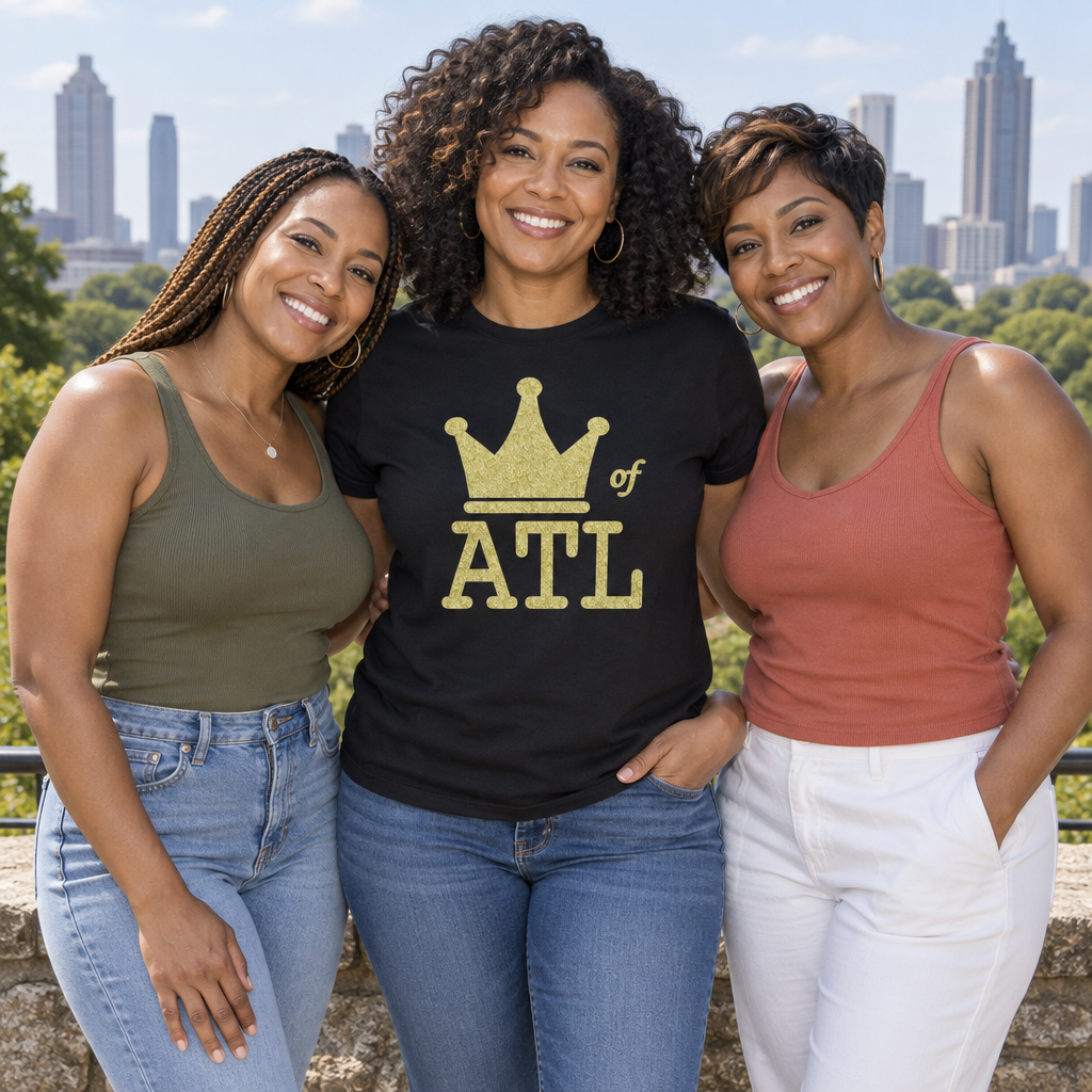 King of ATL — Black T-Shirt — lifestyle group
