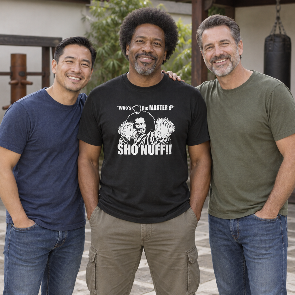 Sho Nuff — Black T-Shirt — lifestyle group